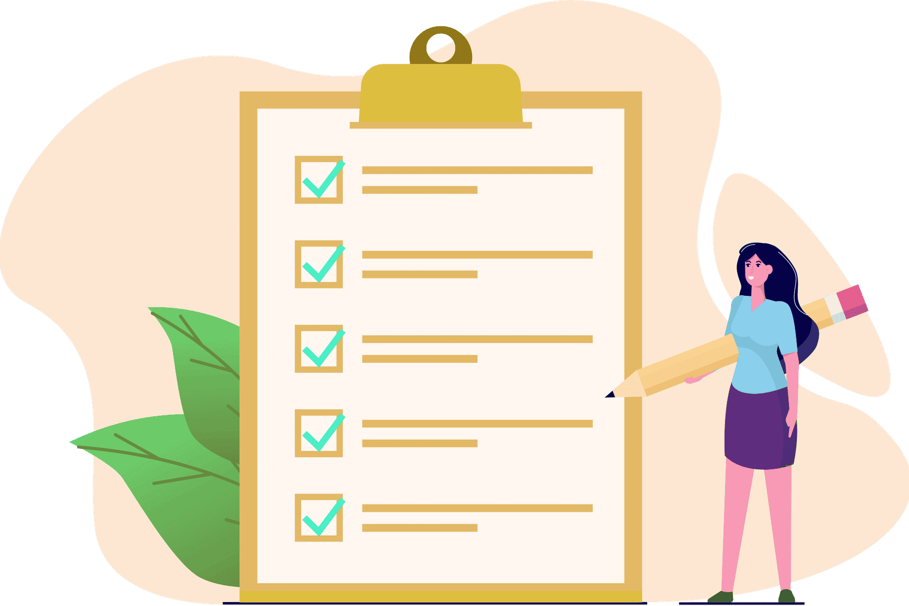 Checklist illustration